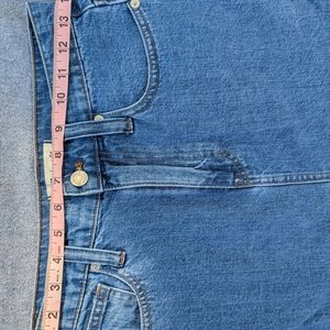 Madewell High Rise Medium Wash Denim Jean Skirt